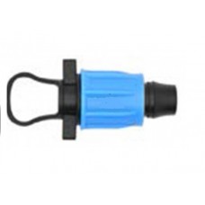 End cap lock for 16mm PE drip irrigation house-Blue-10 Pcs